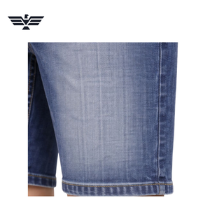 Pantalones Cargo de Mezclilla Desgastados para Hombre, Cintura Media, Pierna Recta, Casuales de Verano, 100% Algodón, Tejido Transpirable, con Botones - Product Image 4