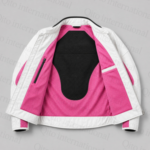 เสื้อแจ็คเก็ตมอเตอร์ไซค์กันลม เสื้อแจ็คเก็ตมอเตอร์ไซค์เคฟลาร์ ซิปหน้า YKK เสื้อแจ็คเก็ตมอเตอร์ไซค์คอร์ดูร่า เสื้อแจ็คเก็ตระบายอากาศสำหรับฤดูร้อนสำหรับผู้ชาย - Product Image 3