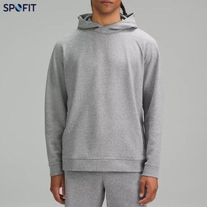 Sudaderas con Capucha para Hombre al por Mayor ODM/OEM, Talla Grande, con Logotipo Personalizado, Sudaderas Gruesas de Algodón de Doble Punto Texturizado - Product Image 6
