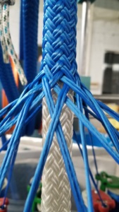 <span class=keywords><strong>เชือก</strong></span>ถักสองชั้น โพลีเอสเตอร์ โพลีโพรพิลีน สำหรับงานทางทะเล พร้อมห่วงสำหรับจอดเรือ - Product Image 3