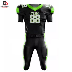 Tissu 100 % polyester, uniforme américain, léger et respirant, idéal pour les mouvements rapides et les matchs intenses. - Product Image 1