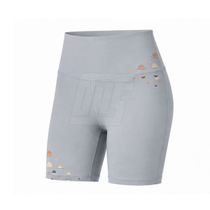 Shorts de Ciclismo de Cintura Alta a la Moda para Mujer, Tela Elástica, Ideales para Gimnasio, Entrenamiento, Running y Yoga - Product Image 4
