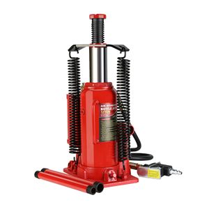 Martinetto idraulico per bottiglie da 12 tonnellate da 10.2 20.1 pollici di sollevamento con impugnatura lunga a 2 sezioni per Auto Auto riparazione ingegneria industriale - Product Image 1