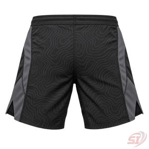 Shorts de combat MMA personnalisés, occultants, topographiques, en polyester/coton, séchage rapide, respirants, unisexes, OEM ODM, sublimés - Product Image 3