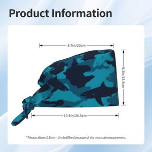 Gorros Médicos de Mezclilla Elegantes y Funcionales con Tela Transpirable de Secado Rápido, Logotipo Personalizado para Cirujanos, Enfermeras y Personal Hospitalario - Product Image 6