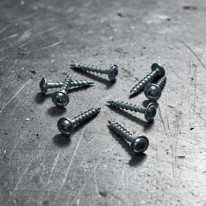 Tornillos de Cabeza Plana Métricos de Alto Torque PDC Modelo 8 - Clase 4, Rosca Gruesa, Autoperforantes, Niquelados/Zincados, de Acero al Carbono - Product Image 1