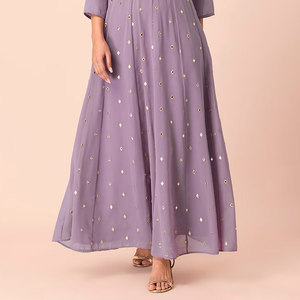 Robe de soirée élégante pour femme, à manches longues, coupe ajustée, pour célébrations et événements festifs - Product Image 3