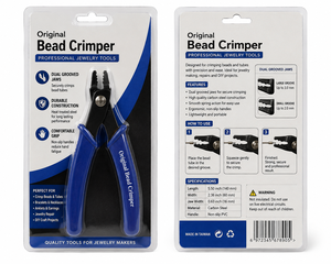Professional Bead <b>Crimping</b> Pliers 2-3mm Jewelry Making Hand <b>Tool</b> Bead Tube Crimper <b>Wire</b> <b>Crimping</b> Pliers 133mm - Product Image 6