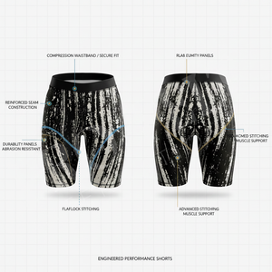 Shorts de cyclisme sur mesure sans coutures à compression, extensibles, respirants, séchage rapide, pour entraînement et fitness, vêtements de sport, OEM ODM - Product Image 2