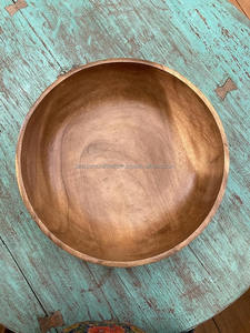 Authentic Mango Wood <b>Bowl</b> Handmade Natural Eco Friendly Serving Decorative Tableware Export Quality - Product Image 5