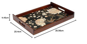 ถาดเสิร์ฟไม้พิมพ์ลายเคลือบโลหะดีไซน์ล่าสุด - Product Image 3