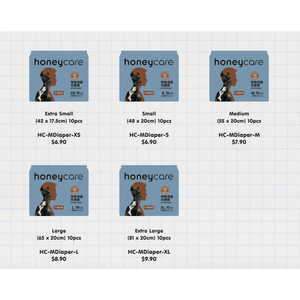 Pañales para Perros HoneyCare (Macho) Talla Pequeña 10 piezas - Product Image 1