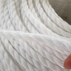 Vietnamese Wholesale PP Jumbo Rope 5mm 4 Strands Beige Factory Price Pp Twisted Rope Pp Rope 3 Strands