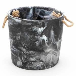 Cubo de Hielo de Resina Personalizado al por Mayor, Enfriador de Vino con Textura de Mármol y Color Rosa Intenso, Excelente Cubo de Hielo de Resina - Product Image 5