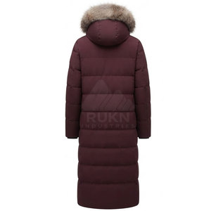 Trendy Men Waterproof Lightweight <b>Bench</b> <b>Coat</b> Hooded Winter Padded Full Front Zipper Warm Outdoor Long Custom Wholesale Clothing - Product Image 4