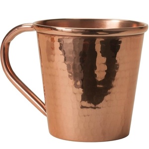 Elegant Pure Copper Mule Mug Traditional <b>Drinkware</b> for Cocktails Beer Iced Tea and Refreshments at Wholesale Price - Product Image 1