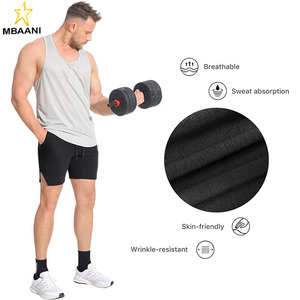 Pantalones Cortos Deportivos Ajustados para Hombre, Pantalones Cortos Deportivos de 5 Pulgadas para Correr, Hacer Ejercicio y Entrenamiento, con Bolsillos con Cremallera - Product Image 3