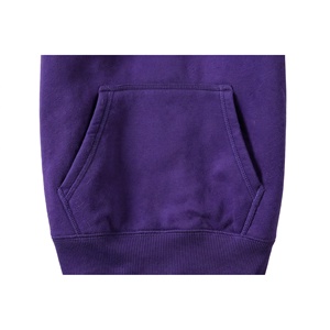 High Quality for <b>Hooded</b> <b>Fleece</b> Hoodies Regular Fit Solid Color Casual Pullover Front Pocket 100% Cotton Winter Wear Unisex - Product Image 5
