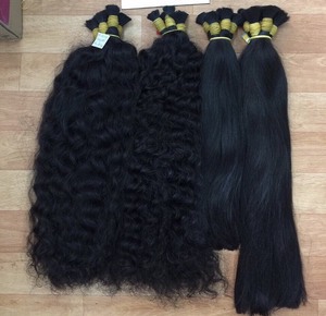 [GROS] Extensions de cheveux humains droits en vrac Cheveux humains vierges vietnamiens non transformés Super Double Drawn - Product Image 2