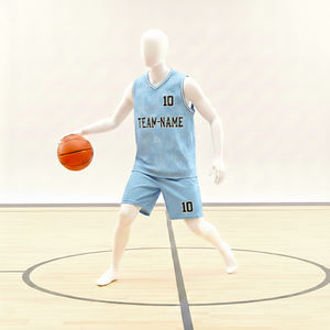 Camisetas de Baloncesto Personalizadas al por Mayor con Logotipo, Unisex para Adultos, Impresión por Transferencia de Calor, Tela de Malla, Nombre del Equipo Personalizado, Antibacterianas - Product Image 1