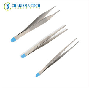 Pinces à tissus stériles de qualité supérieure en acier inoxydable, instruments chirurgicaux hémostatiques et de dissection jetables, certifiés CE ISO - Product Image 6