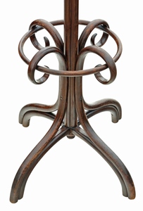 Classic design wooden <b>coat</b> <b>stand</b> entryway <b>coat</b> tree mahogany finish vintage style garment <b>rack</b> customized options - Product Image 4
