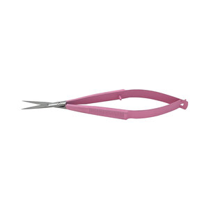 Tijeras Profesionales para Cejas y Pestañas, Curvas, con Resorte, Instrumento de Belleza, Puntas Inclinadas y Puntiagudas, para Extensión de Pestañas y Cejas - Product Image 1