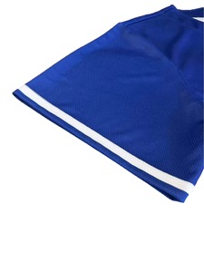 Customized <b>White</b> Baseball Jersey Unisex Short Sleeve Moisture Wicking Breathable Digital Print V-neck Mesh OEM ODM Service - Product Image 5
