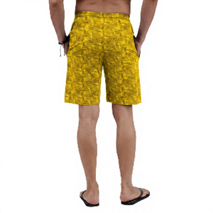 Men's <b>Camouflage</b> Print Quick Dry Board <b>Shorts</b> With Pockets Mid Waist Drawstring Closure Casual Style - Product Image 4