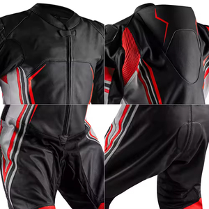 Ensemble de vêtements de sport pour moto d'hiver de style classique pour homme, veste noire, pantalon de course imperméable, nouveau design tendance - Product Image 6