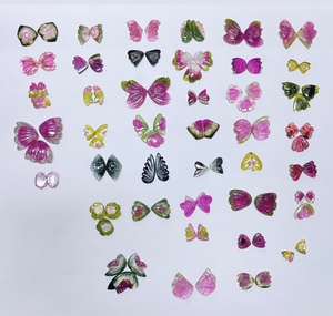 Turmalina Natural Multicolor en Forma de Panal de Abeja, Cabujón, Gema Suelta, Todas las Formas, Precio al por Mayor, para Fabricación de Joyas y Colgantes, Tercera Parte - Product Image 2