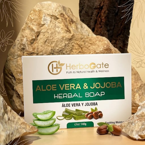 Aloe Vera and Jojoba Herbal <b>Soap</b> for Deep Cleansing Moisturizing Skin Care and Daily Beauty Support Naturally Aloe Vera <b>soap</b> - Product Image 1