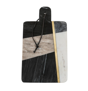 Planche à découper en marbre, forme ronde, pierre blanche, qualité supérieure, marbre naturel de qualité supérieure - Product Image 3