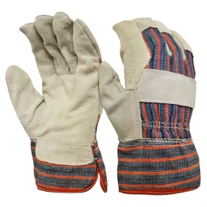 Guantes de Trabajo de Alto Rendimiento, Cuero Vacuno, Algodón, Suaves y Cómodos, Protección Industrial para las Manos, Guantes de Trabajo Canadienses - Product Image 1