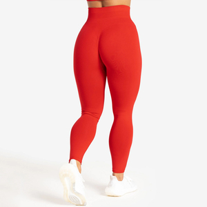 Leggings de sport sans couture taille haute pour femme, pantalon de yoga, extensible, respirant, pour la course et l'entraînement en salle de sport, effet push-up - Product Image 2