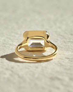 Igi/gia แล็บตัดเพชรวินเทจ14K สีเหลืองแหวนแต่งงาน/งานหมั้นใส่ได้ทั้งชายและหญิงสีขาวทองคุณภาพดีสำหรับงานปาร์ตี้ครบรอบ-คุ้มค่า - Product Image 2