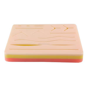 Premium Manual 14-Cut Suturing Practice <b>Pad</b> for Medical/Nursing Students | Durable 7x5 Inch <b>Silicone</b> Skin Training Model CE - Product Image 6