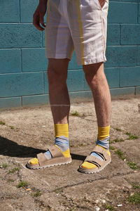 2025 calcetines antibacterianos de alta calidad para hombre, estilo de punto a la moda, logotipo personalizado, transpirable, de secado rápido, último diseño, Pakistán - Product Image 5