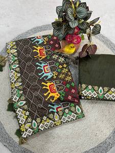 Special Designer Collection <b>Presented</b> by Rv Creation embroidered Lace border of malti colour threads - Product Image 4