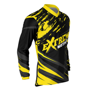 Maillot de motocross personnalisé, léger, uniforme de course par sublimation - Product Image 1