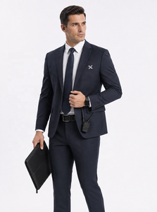Uniformes d'aviation personnalisés à manches longues pour pilotes et personnel de cabine |   Bleu marine |   Uniforme du superviseur des services du salon d'accueil aéroportuaire pour hommes - Product Image 4