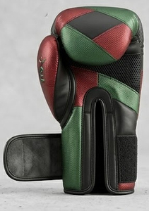 Gants de boxe en cuir personnalisés YAMU Pro Series – Gants d'entraînement et de sparring à fermeture auto-agrippante pour MMA - Product Image 5