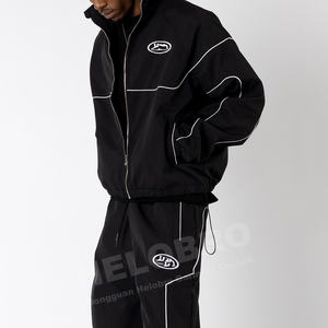 Ensemble 2 pièces pour homme Street Elite, coupe classique, écologique, léger, réversible, respirant, motif uni, vêtements de sport d'hiver - Product Image 1