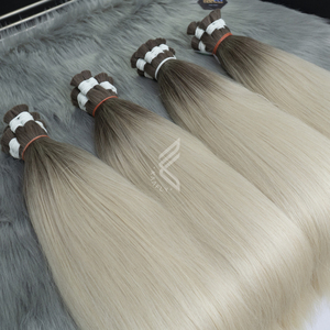 Brun Ombre Sur Blonde Blanc Extensions de Cheveux Slaves Paquets de Cheveux Humains en Gros Cheveux Roumains - Product Image 3