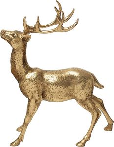 Metal Reindeer Table Centerpiece For <b>Christmas</b> Dining Table Decoration With Elegant Holiday Festive Party Display - Product Image 1