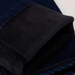 Pantalons en denim vintage sur mesure de haute qualité, coupe ajustée, effet délavé, streetwear pour hommes - Product Image 4