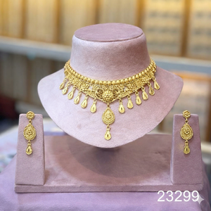 Conjunto de Joyería Clásica Unisex de Moda Chapada en Oro de 24 Quilates con Zirconia y Pendientes de Plata para Aniversario - Product Image 6