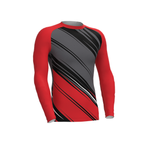 เสื้อรัดกล้ามเนื้อผู้ชายสำหรับ BJJ MMA มวย ชกมวย ระบายอากาศได้ดี พิมพ์ลายด้วยความร้อน OEM แห้งเร็ว ป้องกันแบคทีเรีย ผลิตจากผ้าสแปนเด็กซ์/ไนลอน - Product Image 5