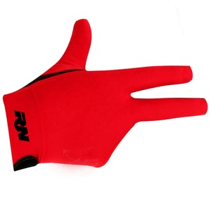 Gants de billard légers en fibre de carbone et plastique, personnalisables avec logo, antidérapants, 3 doigts, haute qualité, vente en gros 2026 - Product Image 2