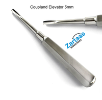 Ensemble de 3 élévateurs dentaires en acier inoxydable de haute qualité pour racines de dents, 3 mm, 4 mm, 5 mm – Instruments dentaires